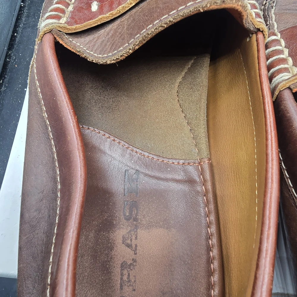 Trask Tan Leather Slip-On Loafers Men‎ Size 10